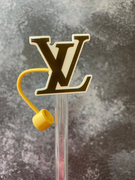 Chocolate LV straw topper