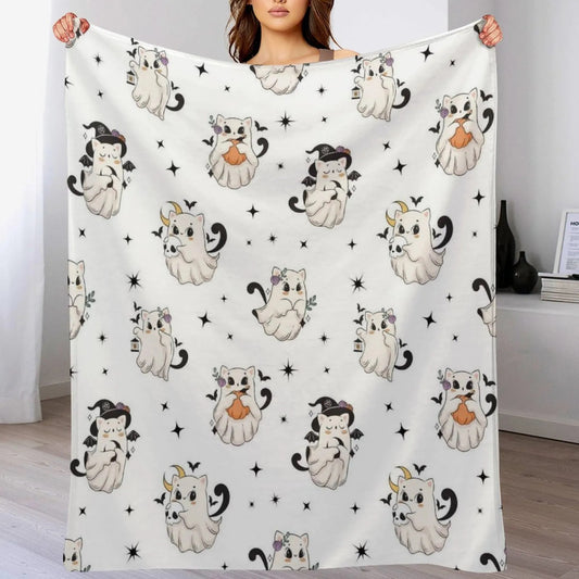 Ghost Cat blanket