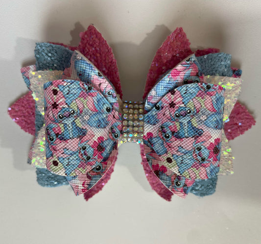 Pink and Blue Stitch