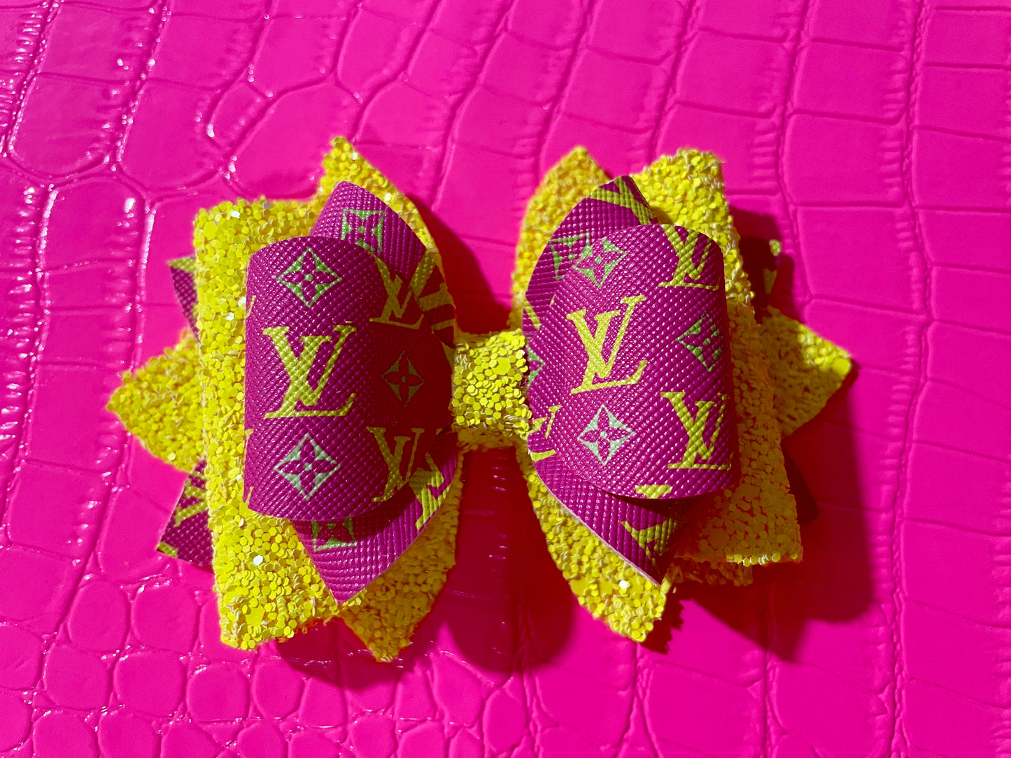 LV Neon Pink and Yellow